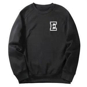 Eric Emanuel E Letter Heart Print Sweatshirt