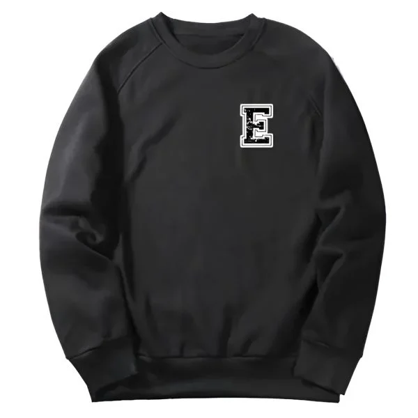 Eric Emanuel E Letter Heart Print Sweatshirt