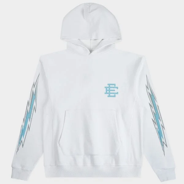 Eric Emanuel White EE Bolts Basic Hoodie
