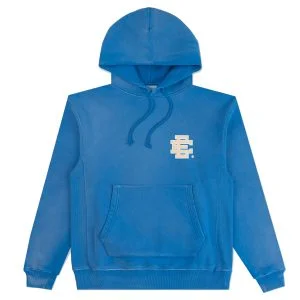 Eric Emanuel Blue EE Basic Hoodie Overdyed