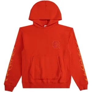 Eric Emanuel Red EE Flames Basic Hoodie