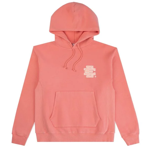Eric Emanuel Washed Red EE Basic Hoodie Overdyed