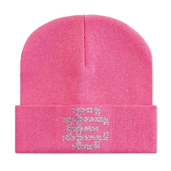 Eric Emanuel Pink EE Swarovski Beanie