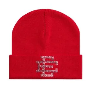 Eric Emanuel Red EE Swarovski Beanie