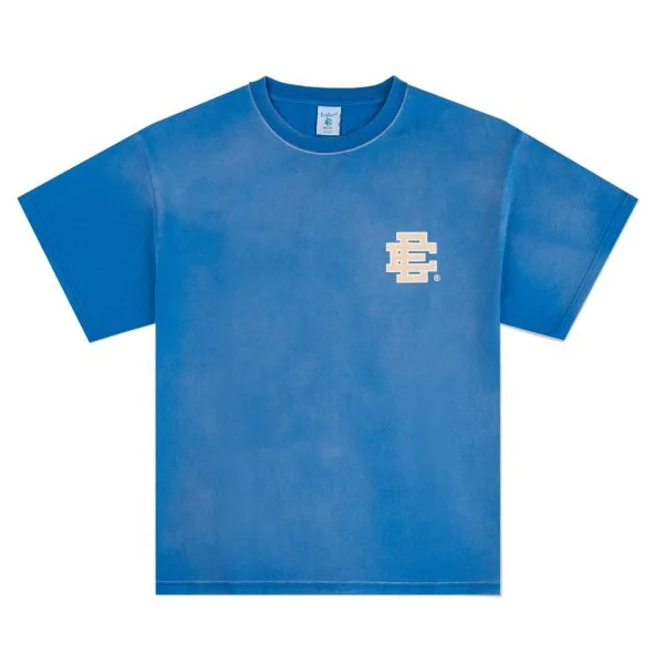 Eric Emanuel Blue EE Basic T-Shirt Overdyed