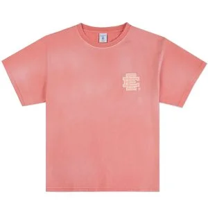 Eric Emanuel Washed Red EE Basic T-Shirt Overdyed