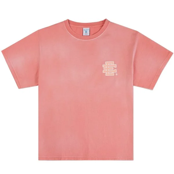 Eric Emanuel Washed Red EE Basic T-Shirt Overdyed