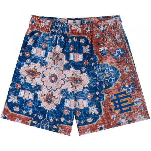 EE Basic Rug Print Short White/Navy