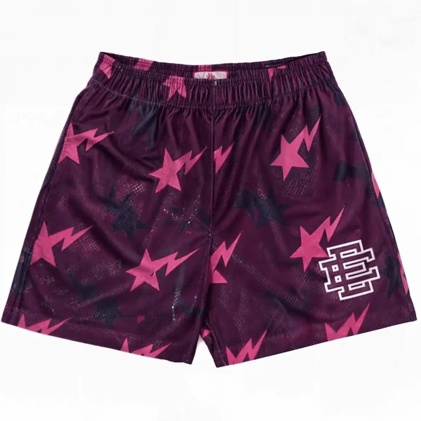 EE x BAPE Miami Basic Short Purple/Pink/Black