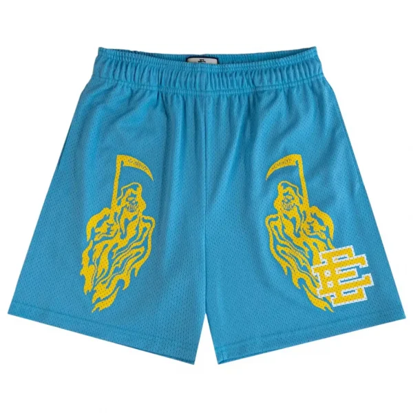 EE x Warren Lotas Short Carolina Blue/Yellow